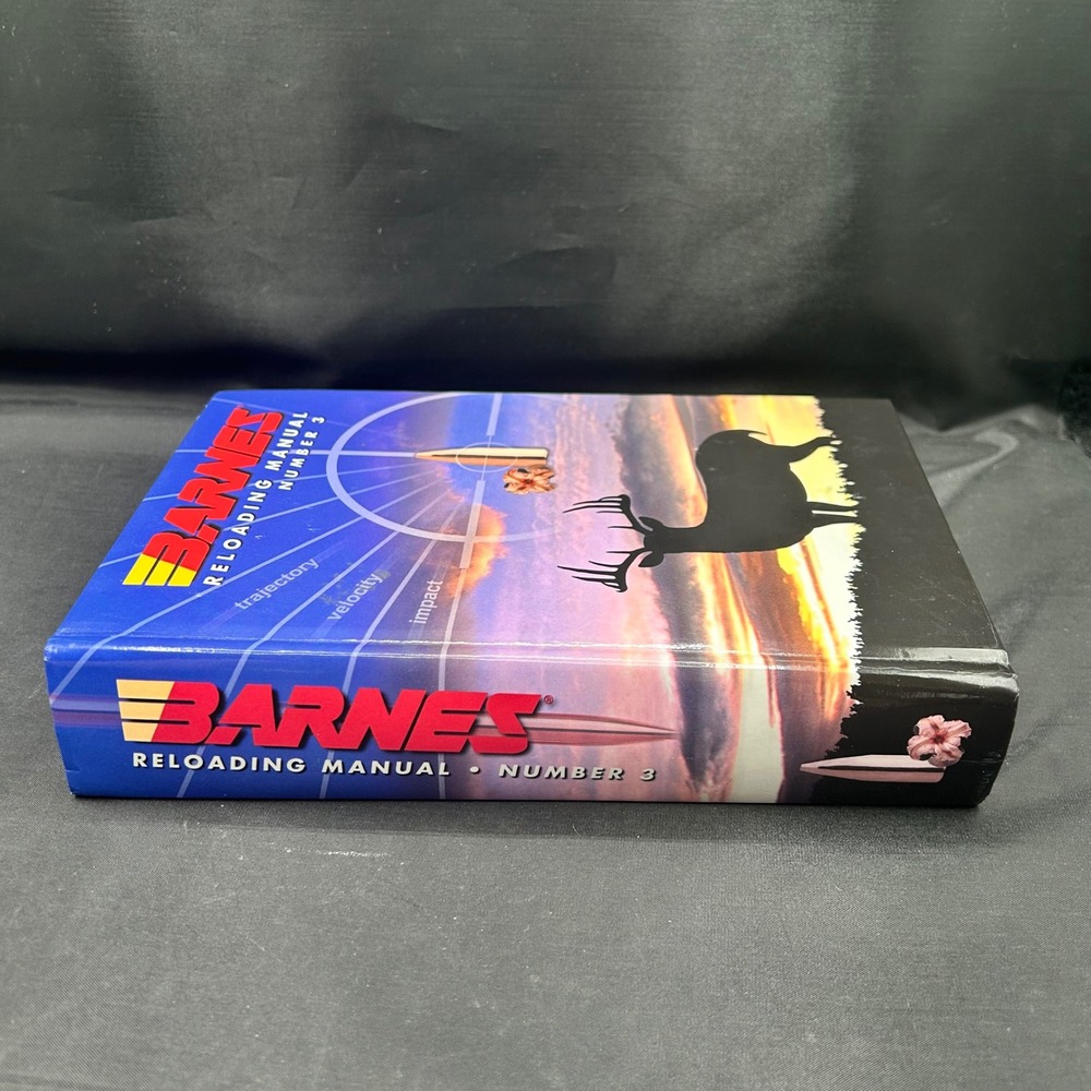 Barnes Bullets Reloading Manual Number 3 Hardcover 2001 Hunting Shooting Guide - Picture 6 of 7